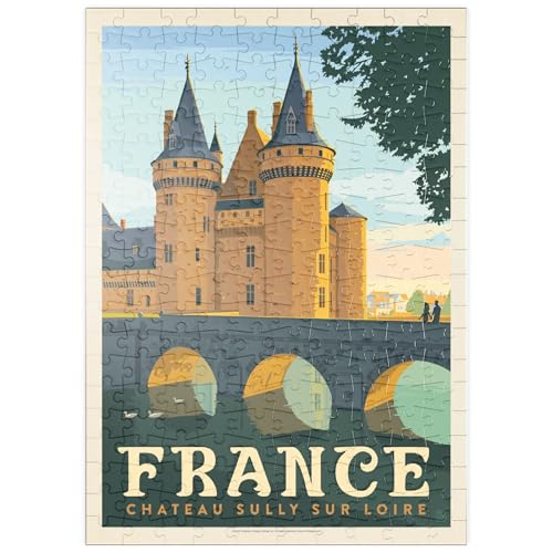 MyPuzzle France: Loire Valley, Vintage Poster - Premium 200 Teile Puzzle - MyPuzzle Sonderkollektion von Anderson Design Group von MyPuzzle.com