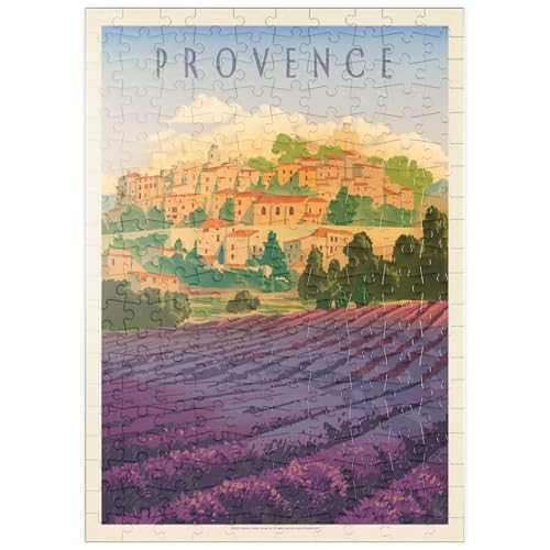 MyPuzzle France: Provence In The Afternoon, Vintage Poster - Premium 200 Teile Puzzle - MyPuzzle Sonderkollektion von Anderson Design Group von MyPuzzle.com