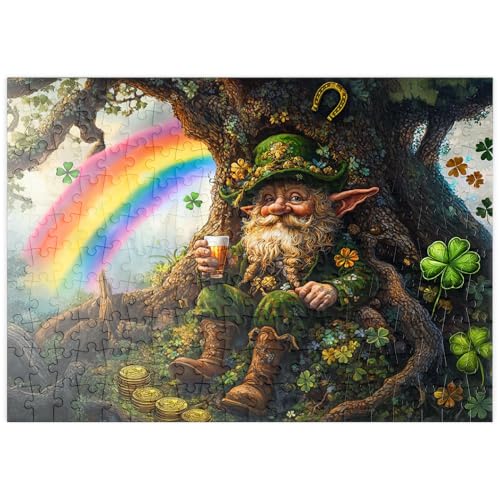 MyPuzzle Fröhlicher Kobold mit Goldmünzen und Regenbogen im Zauberwald - Premium 200 Teile Puzzle - MyPuzzle Sonderkollektion von Puzzle Galaxy MyPuzzle Fröhlicher Kobold mit Goldmünzen und Regenbogen im Zauberwald - Premium 200 Teile Puzzle - MyPuzzle Sonderkollektion von Puzzle Galaxy von MyPuzzle.com