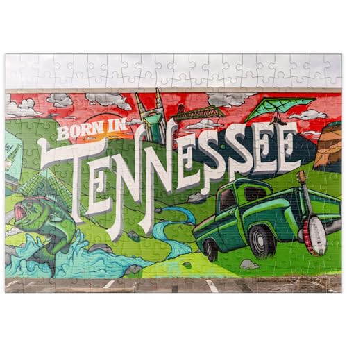 MyPuzzle Geboren in Tennessee Street Art Wandbild - Premium 200 Teile Puzzle - MyPuzzle Sonderkollektion von Puzzle Galaxy MyPuzzle Geboren in Tennessee Street Art Wandbild - Premium 200 Teile Puzzle - MyPuzzle Sonderkollektion von Puzzle Galaxy von MyPuzzle.com