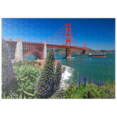 MyPuzzle Golden Gate Bridge und Fort Point National Historic Site, San Francisco, USA - Premium 200 Teile Puzzle - MyPuzzle Sonderkollektion von Puzzle Galaxy von MyPuzzle.com