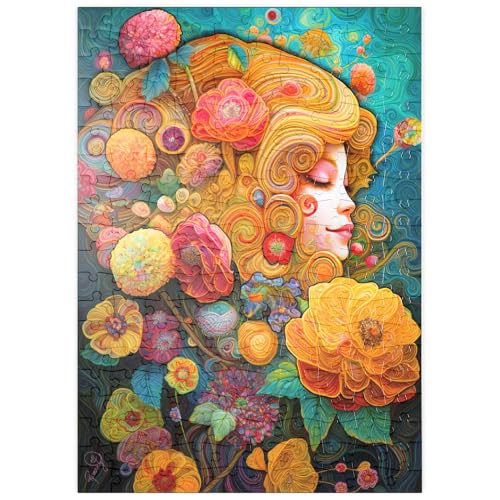MyPuzzle Goldene Blumenträume in wirbelnder Harmonie - Premium 200 Teile Puzzle - MyPuzzle Sonderkollektion von Puzzle Galaxy MyPuzzle Goldene Blumenträume in wirbelnder Harmonie - Premium 200 Teile Puzzle - MyPuzzle Sonderkollektion von Puzzle Galaxy von MyPuzzle.com