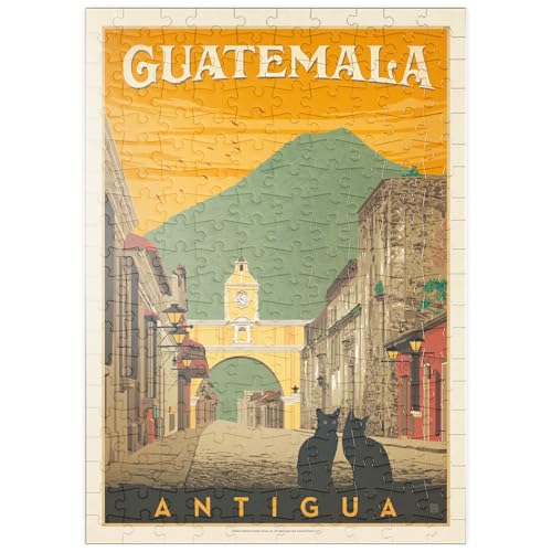 MyPuzzle Guatemala: Antigua Street Scene, Vintage Poster - Premium 200 Teile Puzzle - MyPuzzle Sonderkollektion von Anderson Design Group MyPuzzle Guatemala: Antigua Street Scene, Vintage Poster - Premium 200 Teile Puzzle - MyPuzzle Sonderkollektion von Anderson Design Group von MyPuzzle.com