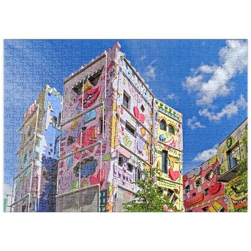 MyPuzzle Happy Rizzi House am Magniviertel, Braunschweig - Premium 500 Teile Puzzle - MyPuzzle Sonderkollektion von Puzzle Galaxy von MyPuzzle.com