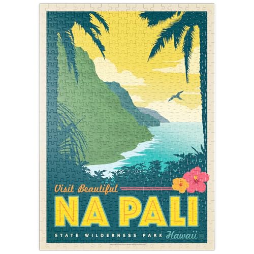 MyPuzzle Hawaii: NA Pali State Wilderness Park - Premium 500 Teile Puzzle - MyPuzzle Sonderkollektion von Anderson Design Group von MyPuzzle.com