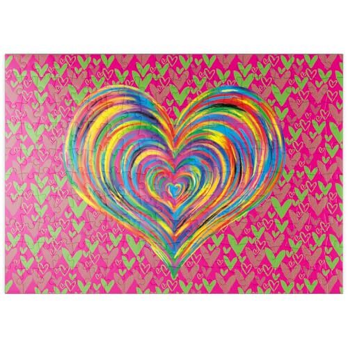 MyPuzzle Heart Love - Premium 200 Teile Puzzle - MyPuzzle Sonderkollektion von Puzzle Galaxy von MyPuzzle.com