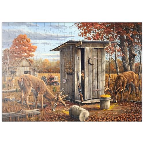 MyPuzzle Herbstliche Überraschung mit Rehen in der Jagdhütte - Premium 200 Teile Puzzle - MyPuzzle Sonderkollektion von Puzzle Galaxy MyPuzzle Herbstliche Überraschung mit Rehen in der Jagdhütte - Premium 200 Teile Puzzle - MyPuzzle Sonderkollektion von Puzzle Galaxy von MyPuzzle.com