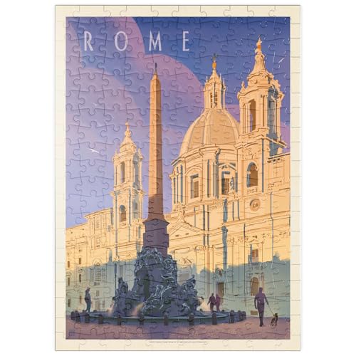 MyPuzzle Italy: Rome In The Morning, Vintage Poster - Premium 200 Teile Puzzle - MyPuzzle Sonderkollektion von Anderson Design Group von MyPuzzle.com