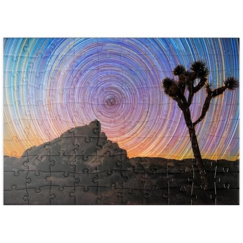 MyPuzzle Joshua Tree unter spiralförmigen Sternspuren - Premium 100 Teile Puzzle - MyPuzzle Sonderkollektion von Puzzle Galaxy MyPuzzle Joshua Tree unter spiralförmigen Sternspuren - Premium 100 Teile Puzzle - MyPuzzle Sonderkollektion von Puzzle Galaxy von MyPuzzle.com