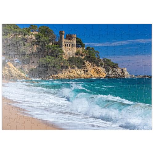 MyPuzzle Küste von Lloret de Mar, Costa Brava, Katalonien, Spanien - Premium 200 Teile Puzzle - MyPuzzle Sonderkollektion von Puzzle Galaxy von MyPuzzle.com