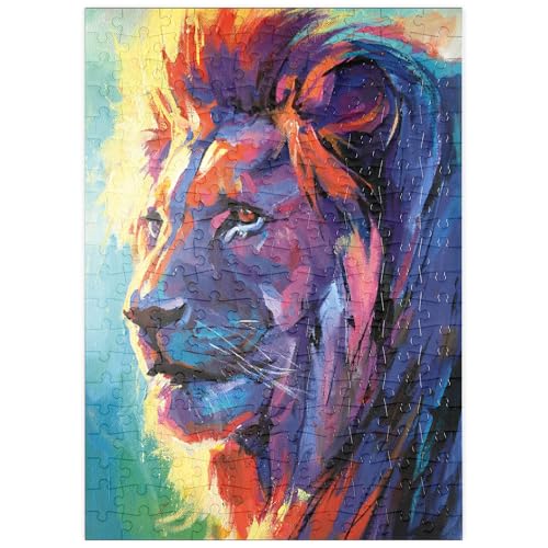MyPuzzle Lebhaftes Porträt eines majestätischen Löwen - Premium 200 Teile Puzzle - MyPuzzle Sonderkollektion von Puzzle Galaxy MyPuzzle Lebhaftes Porträt eines majestätischen Löwen - Premium 200 Teile Puzzle - MyPuzzle Sonderkollektion von Puzzle Galaxy von MyPuzzle.com