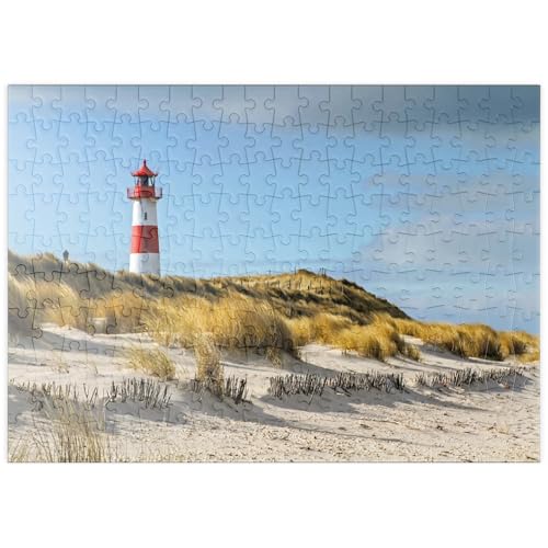 MyPuzzle Leuchtturm von List auf der Insel Sylt, Nordsee - Deutschland - Premium 200 Teile Puzzle - MyPuzzle Sonderkollektion von Starnberger Spiele von MyPuzzle.com