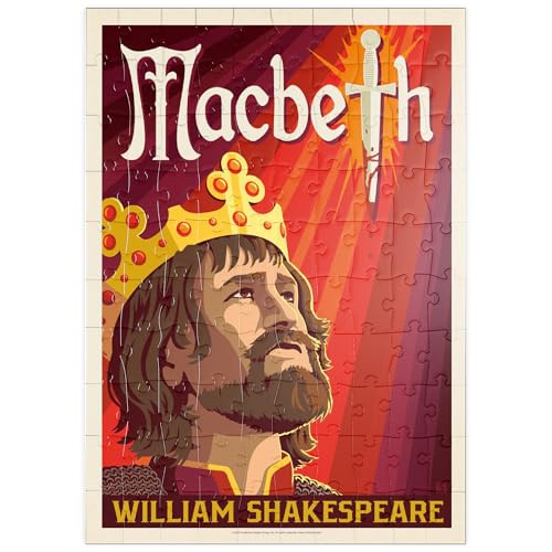 MyPuzzle Macbeth: William Shakespeare, Vintage Poster - Premium 100 Teile Puzzle - MyPuzzle Sonderkollektion von Anderson Design Group MyPuzzle Macbeth: William Shakespeare, Vintage Poster - Premium 100 Teile Puzzle - MyPuzzle Sonderkollektion von Anderson Design Group von MyPuzzle.com