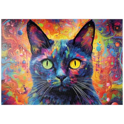 MyPuzzle Magische Fantasie-Katze - Premium 1000 Teile Puzzle - MyPuzzle Sonderkollektion von Starnberger Spiele von MyPuzzle.com