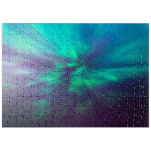 MyPuzzle Magische Polarlichter – Nordlichter am Nachthimmel - Premium 200 Teile Puzzle - MyPuzzle Sonderkollektion von Puzzle Galaxy von MyPuzzle.com