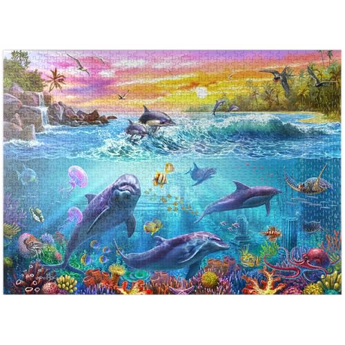 MyPuzzle Magnificent Undersea World - Premium 1000 Teile Puzzle für Erwachsene von MyPuzzle.com