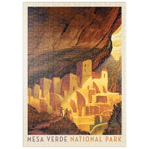 MyPuzzle Mesa Verde National Park: Golden Moment, Vintage Poster - Premium 500 Teile Puzzle - MyPuzzle Sonderkollektion von Anderson Design Group MyPuzzle Mesa Verde National Park: Golden Moment, Vintage Poster - Premium 500 Teile Puzzle - MyPuzzle Sonderkollektion von Anderson Design Group von MyPuzzle.com
