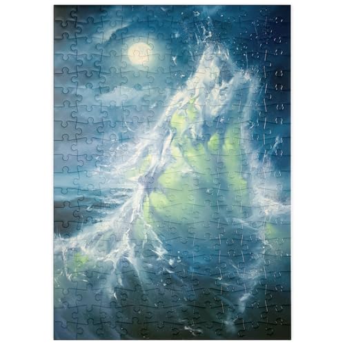 MyPuzzle Mondbeschienene Meereswelle in Abstrakter Bewegung - Premium 200 Teile Puzzle - MyPuzzle Sonderkollektion von Puzzle Galaxy MyPuzzle Mondbeschienene Meereswelle in Abstrakter Bewegung - Premium 200 Teile Puzzle - MyPuzzle Sonderkollektion von Puzzle Galaxy von MyPuzzle.com