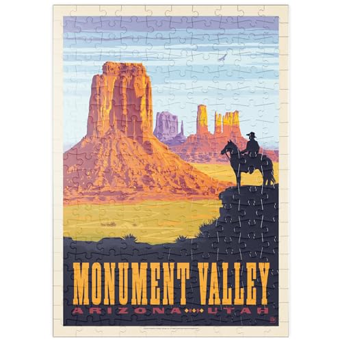 MyPuzzle Monument Valley: Cowboy Ranger, Vintage Poster - Premium 200 Teile Puzzle - MyPuzzle Sonderkollektion von Anderson Design Group von MyPuzzle.com