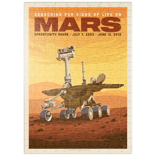 MyPuzzle NASA 2003: Mars Opportunity Rover, Vintage Poster - Premium 200 Teile Puzzle - MyPuzzle Sonderkollektion von Anderson Design Group von MyPuzzle.com