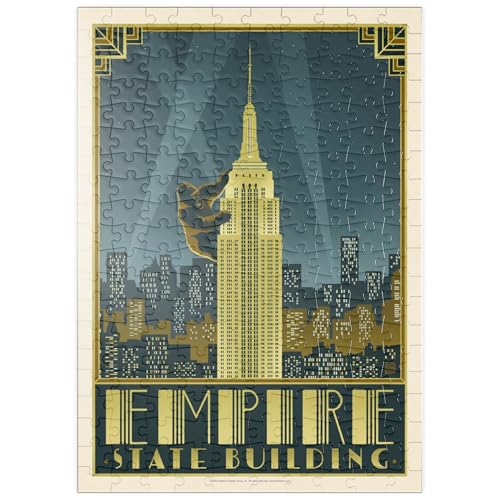 MyPuzzle New York City: Empire State Building, Vintage Poster - Premium 200 Teile Puzzle - MyPuzzle Sonderkollektion von Anderson Design Group MyPuzzle New York City: Empire State Building, Vintage Poster - Premium 200 Teile Puzzle - MyPuzzle Sonderkollektion von Anderson Design Group von MyPuzzle.com