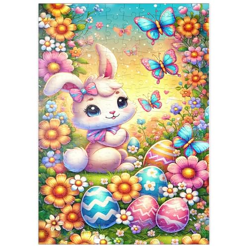 MyPuzzle Osterhase mit bunten Eiern und Schmetterlingen - Premium 200 Teile Puzzle - MyPuzzle Sonderkollektion von Puzzle Galaxy MyPuzzle Osterhase mit bunten Eiern und Schmetterlingen - Premium 200 Teile Puzzle - MyPuzzle Sonderkollektion von Puzzle Galaxy von MyPuzzle.com