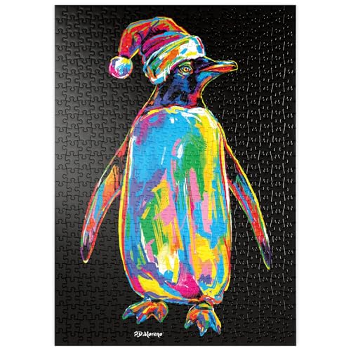 MyPuzzle Penguin with a Hat - Premium 500 Teile Puzzle - MyPuzzle Sonderkollektion von Puzzle Galaxy von MyPuzzle.com