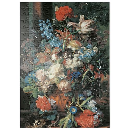 MyPuzzle Piatnik: Blumenstrauß vor Parklandschaft, Jan Van Huysum - Premium 200 Teile Puzzle - MyPuzzle Sonderkollektion von Piatnik von MyPuzzle.com