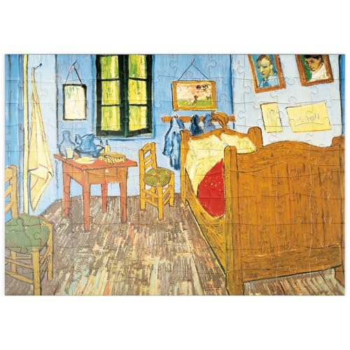 MyPuzzle Piatnik: Das Schlafzimmer in Arles, Vincent Van Gogh - Premium 100 Teile Puzzle - MyPuzzle Sonderkollektion von Piatnik von MyPuzzle.com