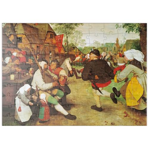 MyPuzzle Piatnik: Der Bauerntanz, Pieter Bruegel d.Ä. - Premium 100 Teile Puzzle - MyPuzzle Sonderkollektion von Piatnik von MyPuzzle.com