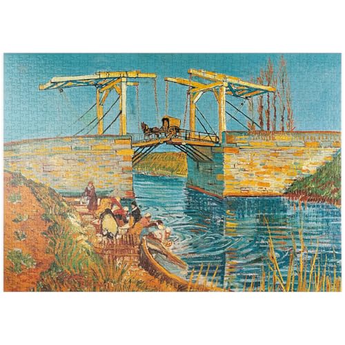 MyPuzzle Piatnik: Die Brücke von Langlois in Arles, Vincent Van Gogh - Premium 1000 Teile Puzzle - MyPuzzle Sonderkollektion von Piatnik von MyPuzzle.com