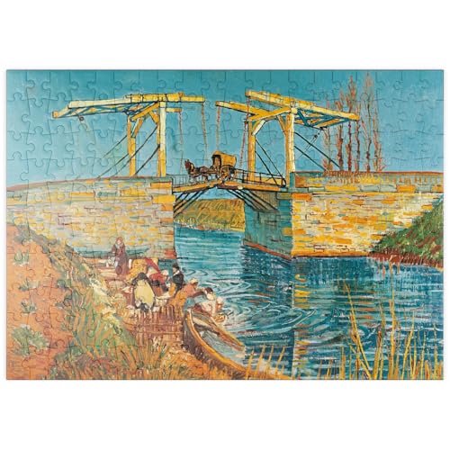 MyPuzzle Piatnik: Die Brücke von Langlois in Arles, Vincent Van Gogh - Premium 200 Teile Puzzle - MyPuzzle Sonderkollektion von Piatnik von MyPuzzle.com