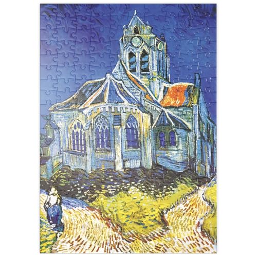 MyPuzzle Piatnik: Die Kirche von Auvers, Vincent Van Gogh - Premium 200 Teile Puzzle - MyPuzzle Sonderkollektion von Piatnik von MyPuzzle.com