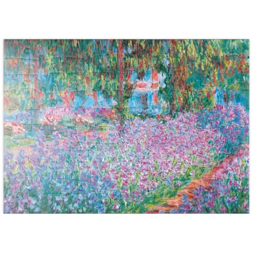 MyPuzzle Piatnik: Irisbeet in Monets Garten, Claude Monet - Premium 100 Teile Puzzle - MyPuzzle Sonderkollektion von Piatnik von MyPuzzle.com