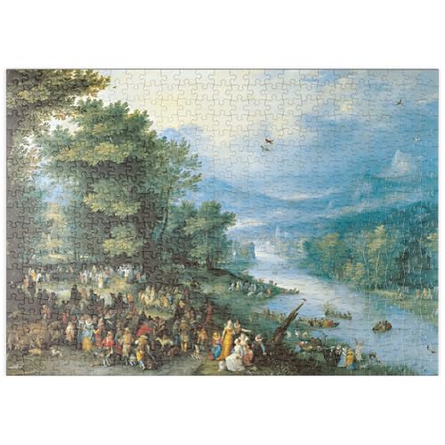 MyPuzzle Piatnik: Landschaft mit dem Jungen Tobias - Premium 500 Teile Puzzle - MyPuzzle Sonderkollektion von Piatnik von MyPuzzle.com