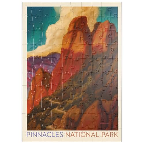 MyPuzzle Pinnacles National Park, Vintage Poster - Premium 100 Teile Puzzle - MyPuzzle Sonderkollektion von Anderson Design Group von MyPuzzle.com