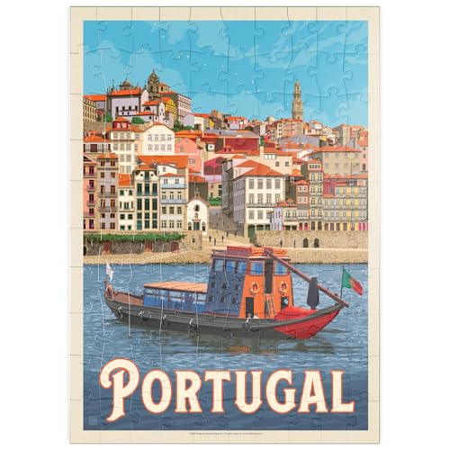 MyPuzzle Portugal: Bezirk Porto, Vintage Poster - Premium 100 Teile Puzzle - MyPuzzle Sonderkollektion von Anderson Design Group MyPuzzle Portugal: Bezirk Porto, Vintage Poster - Premium 100 Teile Puzzle - MyPuzzle Sonderkollektion von Anderson Design Group von MyPuzzle.com