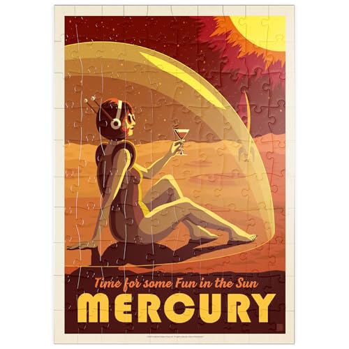 MyPuzzle Quecksilber: Spaß in der Sonne, Vintage Poster - Premium 100 Teile Puzzle - MyPuzzle Sonderkollektion von Anderson Design Group MyPuzzle Quecksilber: Spaß in der Sonne, Vintage Poster - Premium 100 Teile Puzzle - MyPuzzle Sonderkollektion von Anderson Design Group von MyPuzzle.com