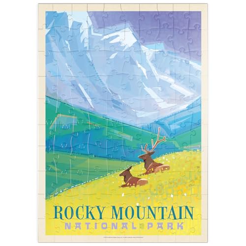 MyPuzzle Rocky Mountain National Park (Mod Design - Premium 100 Teile Puzzle - MyPuzzle Sonderkollektion von Anderson Design Group von MyPuzzle.com