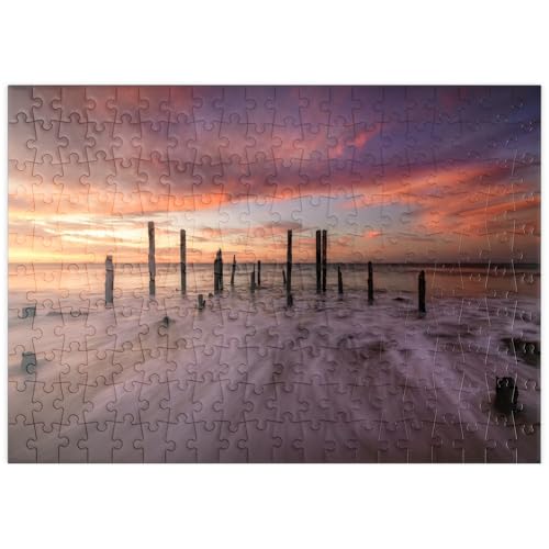 MyPuzzle Ruinen des Hafens von Port Willunga bei Sonnenuntergang - Premium 200 Teile Puzzle - MyPuzzle Sonderkollektion von Puzzle Galaxy MyPuzzle Ruinen des Hafens von Port Willunga bei Sonnenuntergang - Premium 200 Teile Puzzle - MyPuzzle Sonderkollektion von Puzzle Galaxy von MyPuzzle.com
