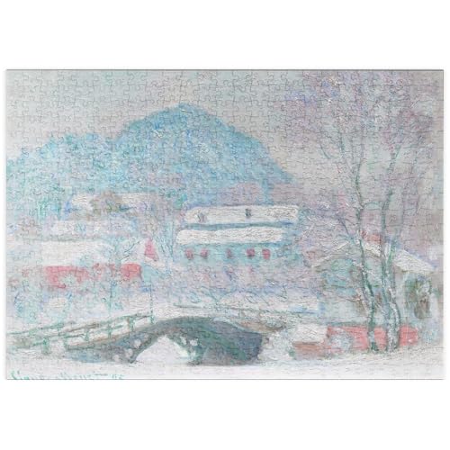 MyPuzzle Sandvika, Norway (1895) by Claude Monet - Premium 500 Teile Puzzle - MyPuzzle Sonderkollektion von Æpyornis von MyPuzzle.com