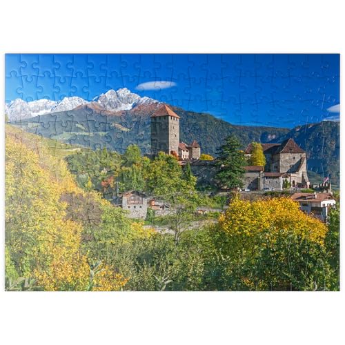 MyPuzzle Schloss Tirol im Dorf Tirol bei Meran, Provinz Bozen, Trentino-Südtirol, Italien - Premium 200 Teile Puzzle - MyPuzzle Sonderkollektion von Puzzle Galaxy von MyPuzzle.com