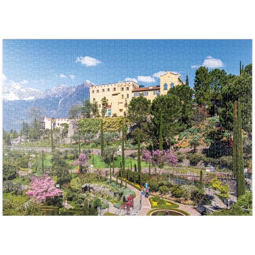 MyPuzzle Schloss Trauttmansdorff in Meran, Südtirol, Italien - Premium 1000 Teile Puzzle - MyPuzzle Sonderkollektion von Starnberger Spiele von MyPuzzle.com