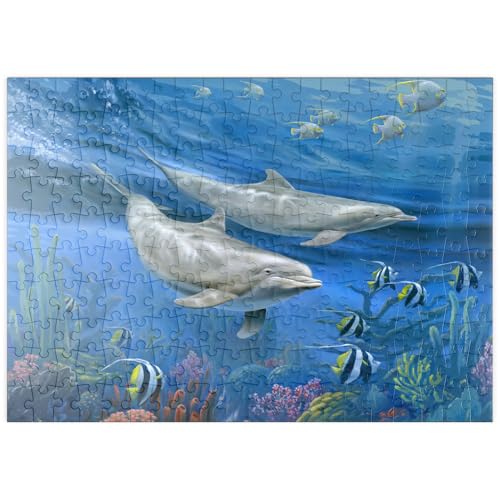 MyPuzzle Schwimmen mit Delfinen - Premium 200 Teile Puzzle - MyPuzzle Sonderkollektion von Puzzle Galaxy MyPuzzle Schwimmen mit Delfinen - Premium 200 Teile Puzzle - MyPuzzle Sonderkollektion von Puzzle Galaxy von MyPuzzle.com