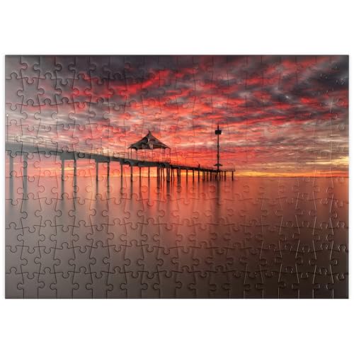 MyPuzzle Sonnenuntergang am Brighton Jetty, Südaustralien - Premium 200 Teile Puzzle - MyPuzzle Sonderkollektion von Puzzle Galaxy MyPuzzle Sonnenuntergang am Brighton Jetty, Südaustralien - Premium 200 Teile Puzzle - MyPuzzle Sonderkollektion von Puzzle Galaxy von MyPuzzle.com