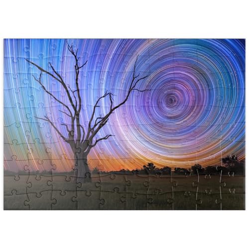 MyPuzzle Sternspuren über Lone Tree – Kosmischer Nachthimmel - Premium 100 Teile Puzzle - MyPuzzle Sonderkollektion von Puzzle Galaxy MyPuzzle Sternspuren über Lone Tree – Kosmischer Nachthimmel - Premium 100 Teile Puzzle - MyPuzzle Sonderkollektion von Puzzle Galaxy von MyPuzzle.com