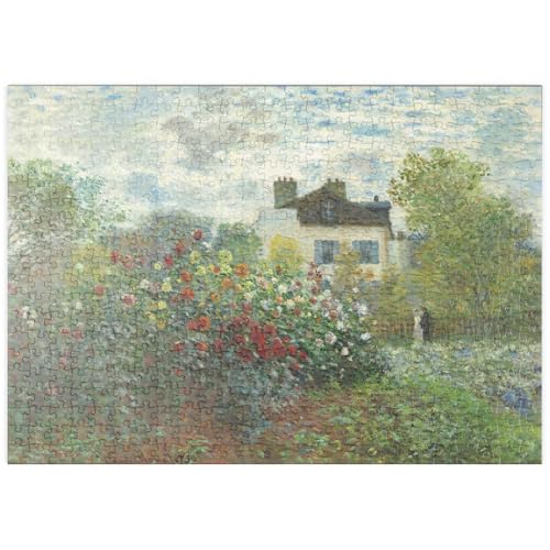 MyPuzzle The Artist's Garden in Argenteuil, A Corner of The Garden with Dahlias (1873) by Claude Monet - Premium 500 Teile Puzzle - MyPuzzle Sonderkollektion von Æpyornis von MyPuzzle.com