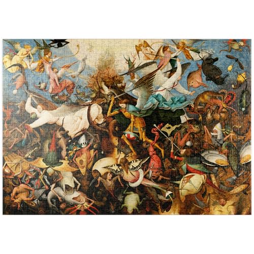 MyPuzzle The Fall of The Rebel Angels, 1562, by Pieter Bruegel The Elder - Premium 1000 Teile Puzzle - MyPuzzle Sonderkollektion von Æpyornis von MyPuzzle.com