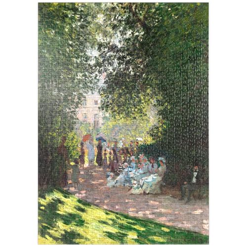 MyPuzzle The Parc Monceau (1878) by Claude Monet - Premium 1000 Teile Puzzle - MyPuzzle Sonderkollektion von Æpyornis von MyPuzzle.com