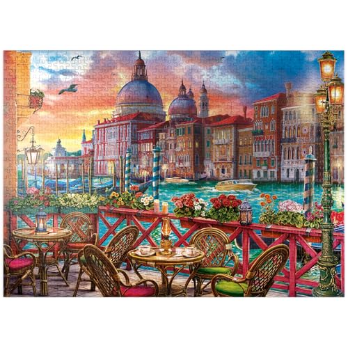 MyPuzzle View of Santa Maria Della Salute - Premium 1000 Teile Puzzle für Erwachsene von MyPuzzle.com